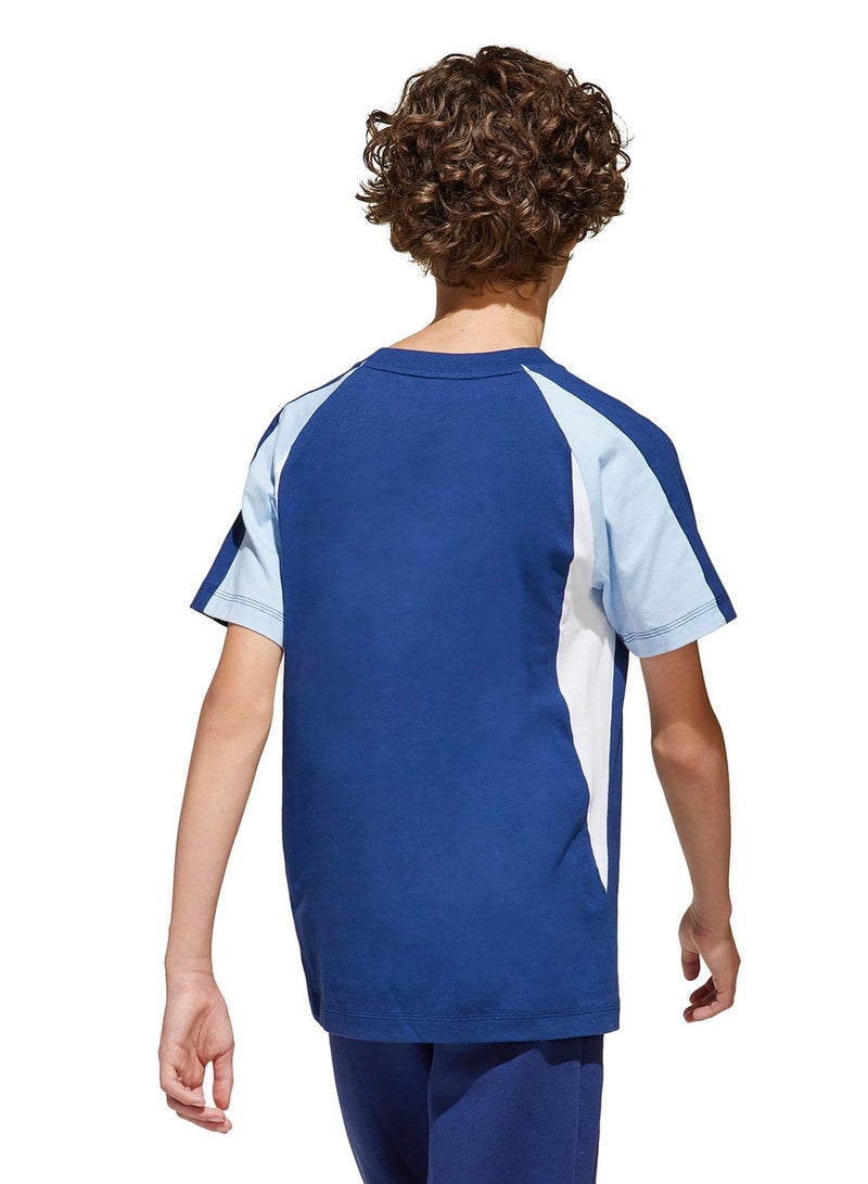 اديداس تيشيرت أساسي موسمي بألوان متداخلة للشباب - Image 2